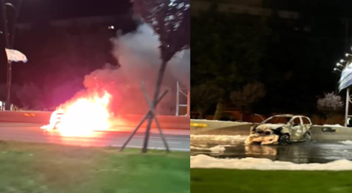 აფეთქება აეროპორტის გზატკეცილზე – რა კადრები ვრცელდება ადგილიდან?