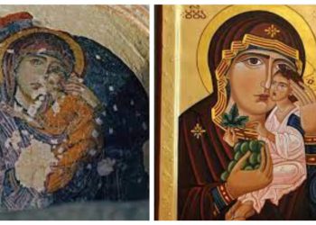 “იმ საღამოსვე მოახდინა პირველი სასწაული. მრევლში არის რამდენიმე ადამიანი, რომელიც ხედავს სხივს ამ ხატზე” – სასწაულთმოქმედი “შენ ხარ ვენახის” ისტორია