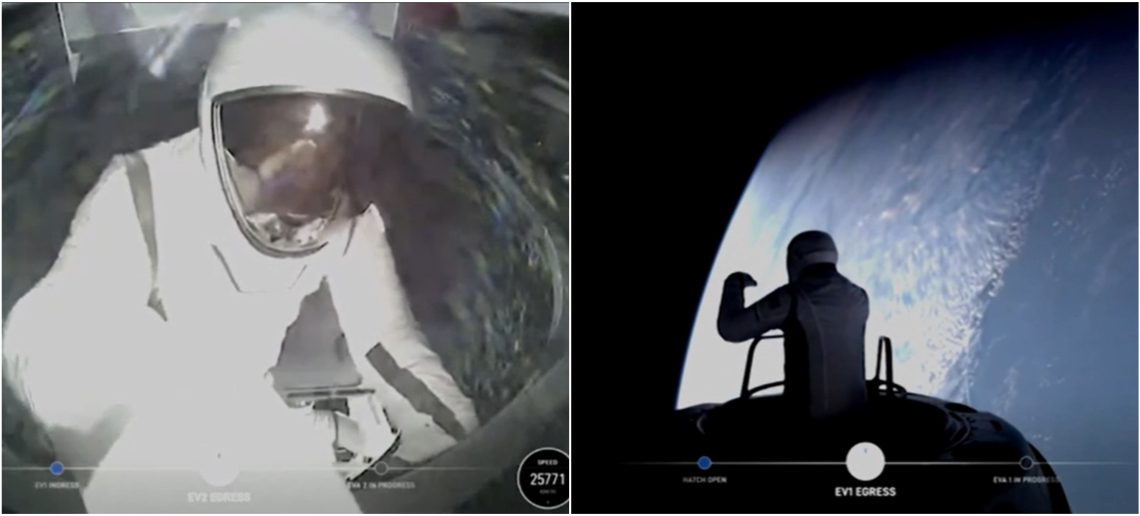 ისტორიაში პირველად – არაპროფესიონალი ასტრონავტები ღია კოსმოსში გავიდნენ