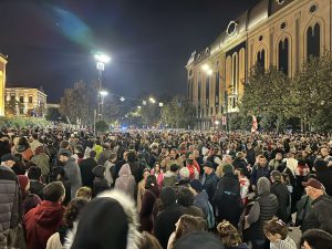 აქცია რუსთაველის გამზირზე - რა ხდება ადგილზე