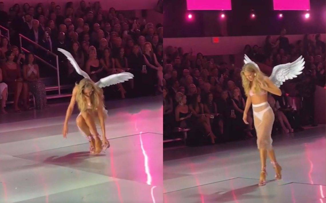 🎥 უხერხული კადრები Victoria’s secret-ის შოუდან – რა დაემართა მოდელს ჩვენებაზე გამოსვლისას?