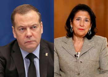 “ასეთ შემ­თხვე­ვებ­ში სტან­დარ­ტუ­ლი პრაქ­ტი­კა თა­ნამ­დე­ბო­ბი­დან გა­და­ყე­ნე­ბა და და­პა­ტიმ­რე­ბაა”– მედ­ვე­დე­ვი ზურაბიშვილზე