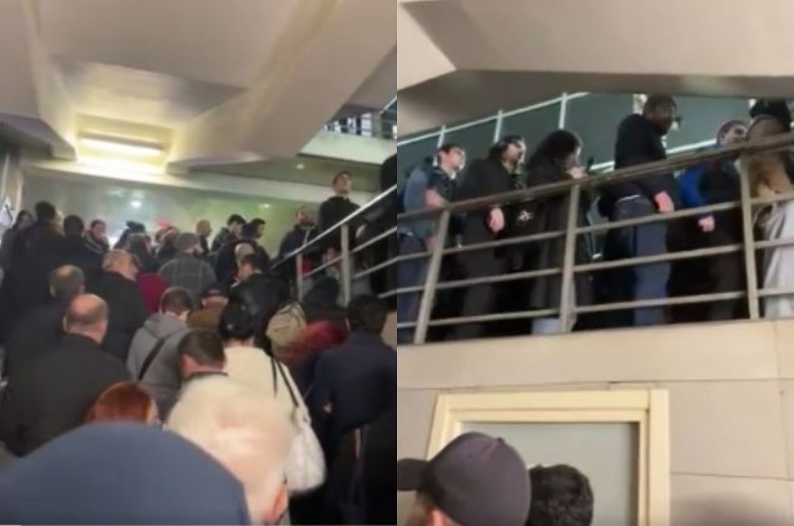 🎥 რა ხდება მეტრო “დიდუბეში” ამ წუთებში? – კადრები ადგილიდან