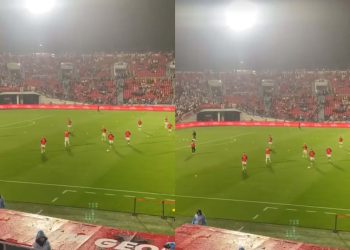 ალბანეთის ნაკრებს ტრუბუნა სტვენით შეხვდა – იხილეთ ვიდეო