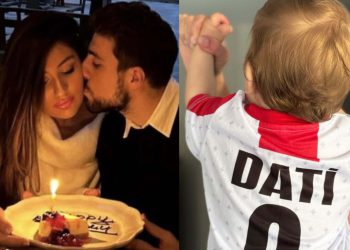 “უსაყვარლესი დათი“ – ზურიკო დავითაშვილის მეუღლე შვილის ეროვნული ნაკრების ფორმაში გადაღებულ ფოტოს ავრცელებს