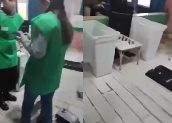 სოფელ დიდველაში კაცმა საარჩევნო უბანზე ინვენტარი დაამტვრია