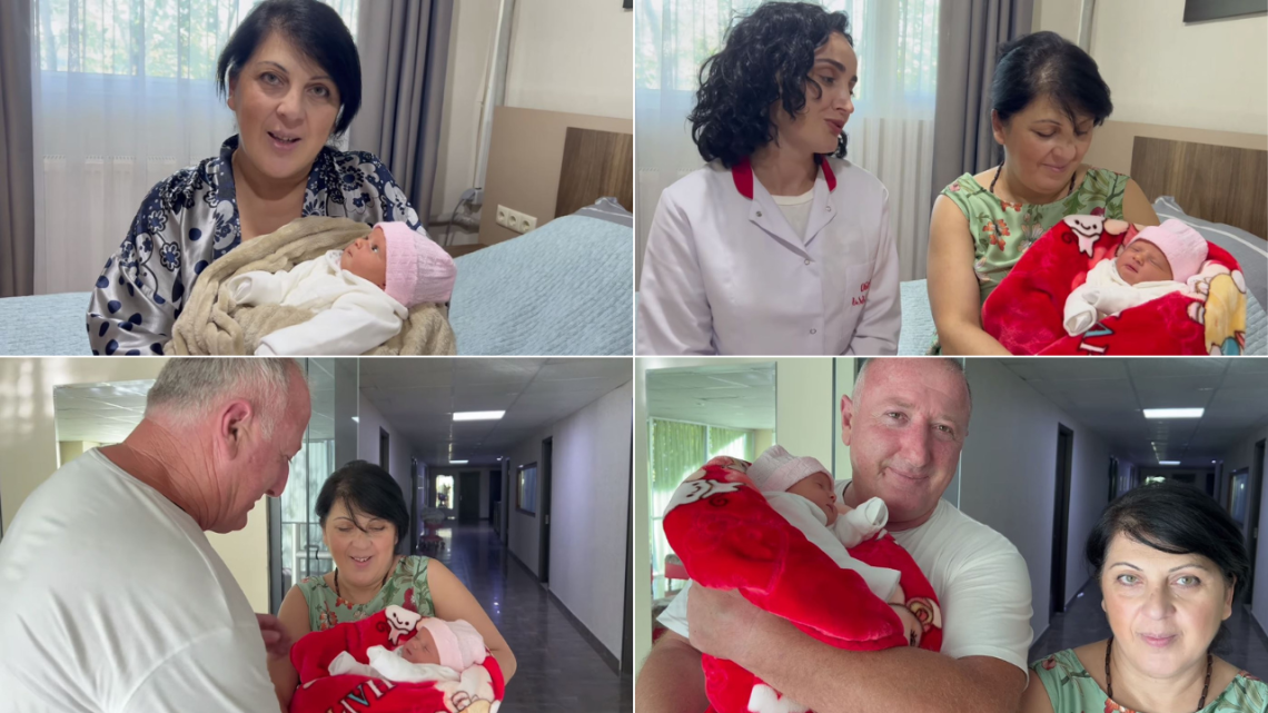 54 წლის ასაკში ქალბატონი პირველი შვილის დედა გახდა – იშვიათი შემთხვევის ბედნიერი დასასრული