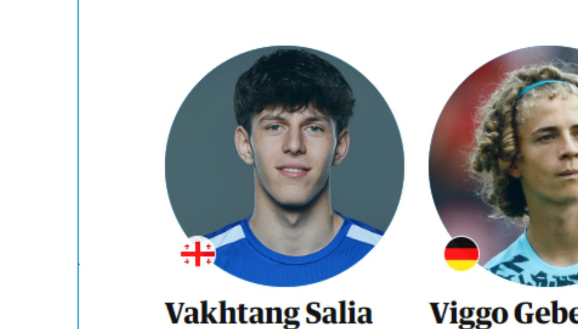 The Guardian-მა ვახო სალია ყველაზე ნიჭიერი ფეხბურთელების სიაში შეიყვანა