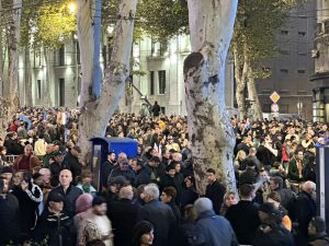 “ქართული ოცნების” აქცია - რა ვითარებაა ადგილზე?