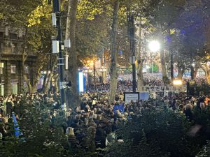 “ქართული ოცნების” აქცია - რა ვითარებაა ადგილზე?