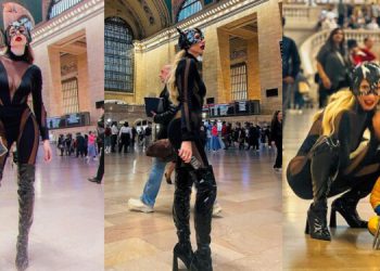 „ქალი კატა“ – როგორ გამოიყურებოდა ნუკი კოშკელიშვილი ამერიკაში Halloween-ზე