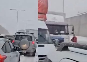 🎥 “სრული კოლაფსია”-  რა კადრები ვრცელდება რიკოთის უღელტეხილიდან?