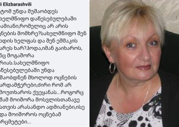 “სახელმწიფო დაწესებულებაში მხოლოდ ოცნების მხარდამჭერები უნდა მუშაობდნენ”– მოქალაქის განცხადებას საზოგადოების დიდი კრიტიკა მოჰყვა