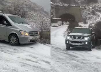 🎥 საგანგაშო ვითარება გზებზე, დათოვლილ მაგისტრალზე მანქანები ვეღარ გადაადგილდებიან – რა კადრები ვრცელდება ადგილიდან?