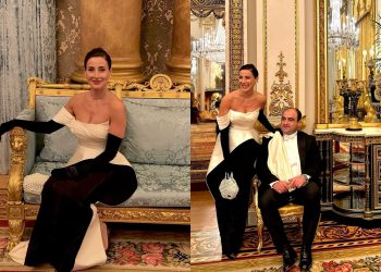 რა ღირს სამოსი, რომელიც ლელა მებურიშვილმა ბუკინგემის სასახლეში სამეფო ოჯახთან სტუმრობისას მოირგო?