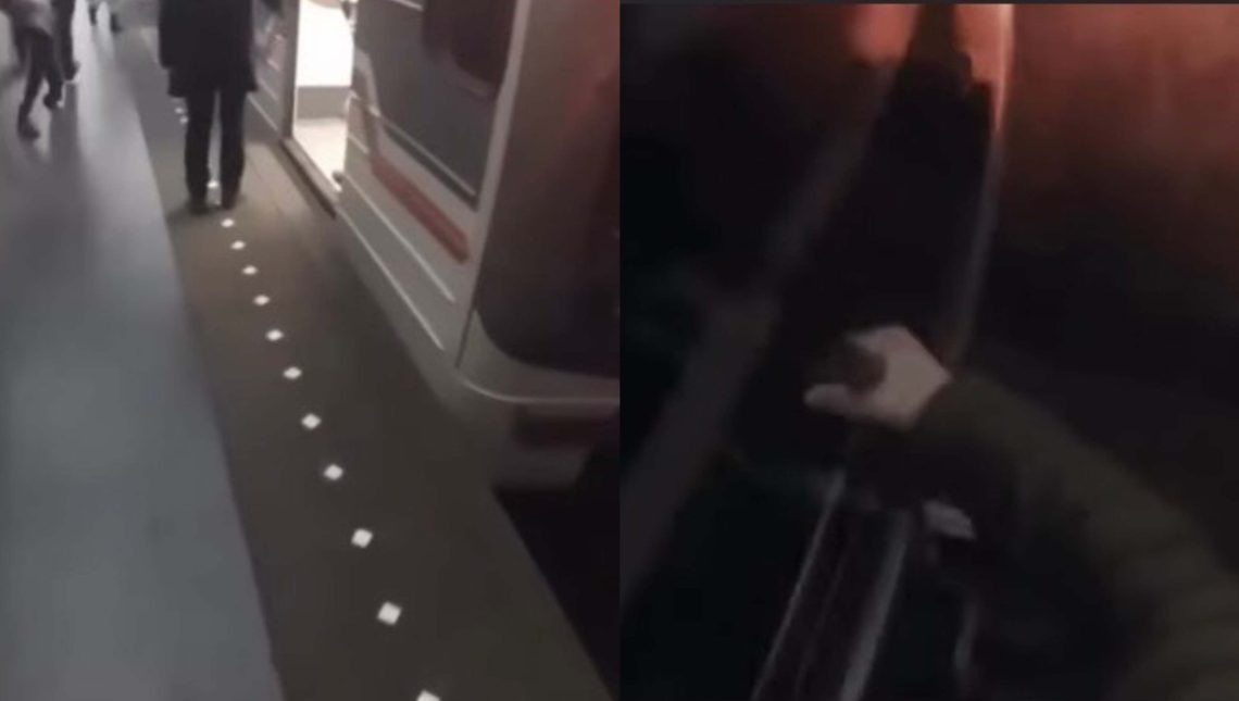 🎥”ერთი ადამიანი უკან ეკიდება მეორე მძღოლის კაბინაში შედის” – ვრცელდება საგანგაშო კადრები თბილისის მეტროდან