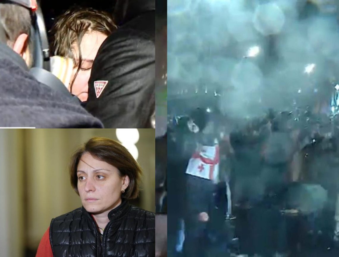 აქციაზე “კოალიცია ცვლილებისთვის” ერთ-ერთი ლიდერი, ელენე ხოშტარია დაშავდა