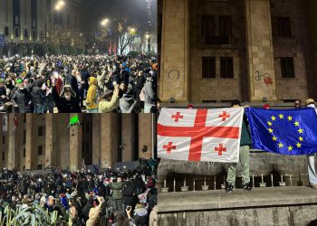 რა ვითარებაა პარლამენტთან მიმდინარე აქციაზე – “მეტრონომის” ფოტოკოლაჟი