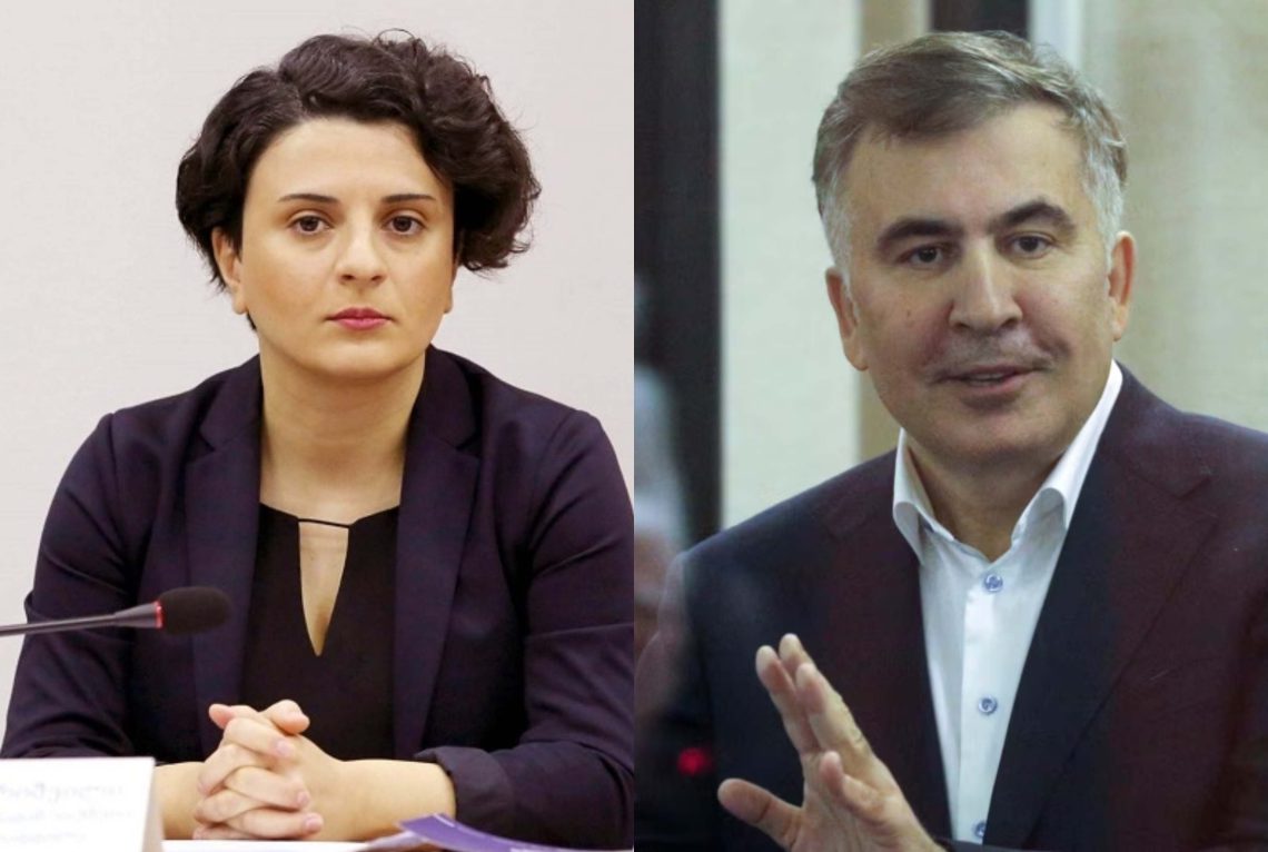 “მოდი რა გაჩუმდი! ცოტა ხანი გაჩუმდი!”- ნათია მეზვრიშვილი სააკაშვილს მიმართავს