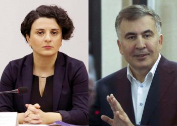 “მოდი რა გაჩუმდი! ცოტა ხანი გაჩუმდი!”- ნათია მეზვრიშვილი სააკაშვილს მიმართავს