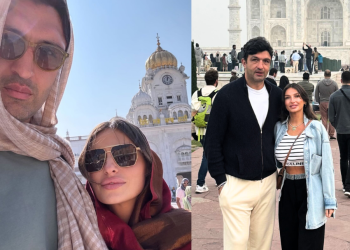 რომანტიკული კადრები ტაჯ-მაჰალიდან – ზაზა ფაჩულიასა და თიკა ალავიძის ოჯახური იდილია