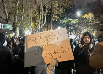 რა ხდება ამ წუთებში რუსთაველის გამზირზე – “მეტრონომის” ფოტოკოლაჟი