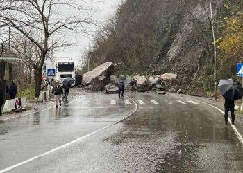 ბათუმი-სარფის დამაკავშირებელ გზაზე კლდე ჩამოიშალა – რა ხდება ადგილზე