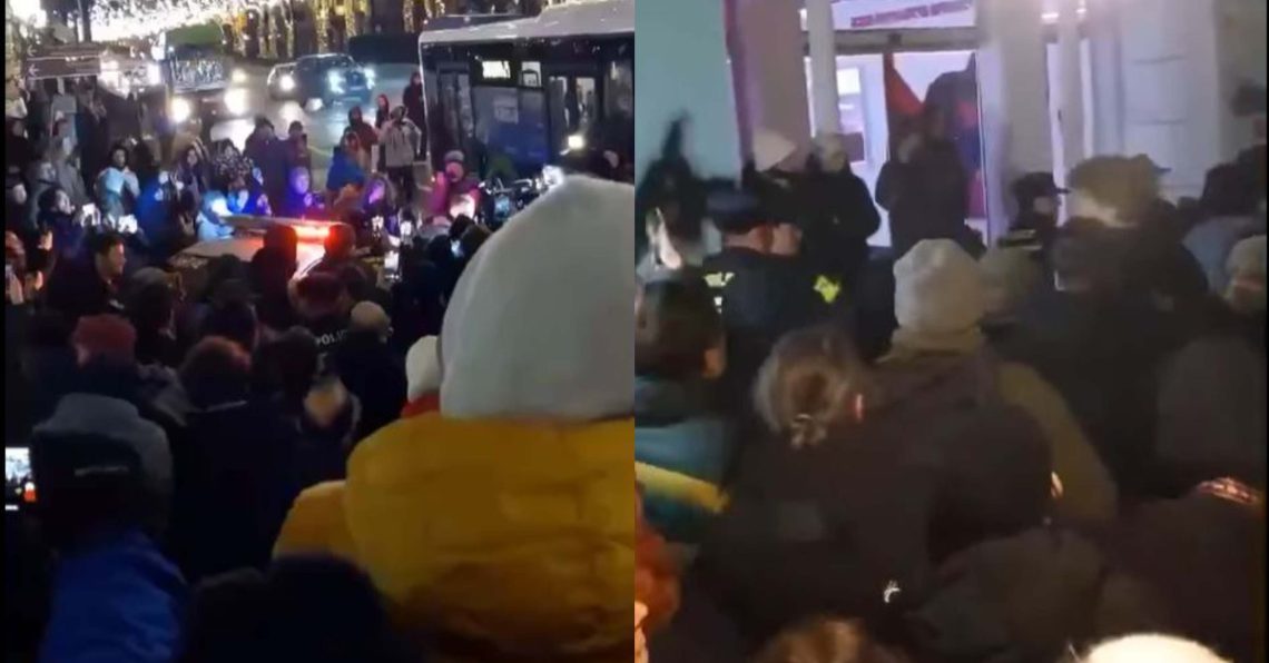 🎥სავარადუდო “ტიტუშკები”, რომლებიც მოქალაქეებზე ძალადობდნენ, პოლიციამ სიტუაციას განარიდა