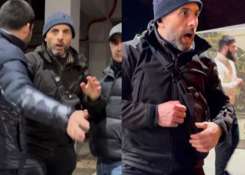 🎥 ვინ არის პირი, რომელიც გუშინ აქციის მონაწილეებს იარაღით ემუქრებოდა