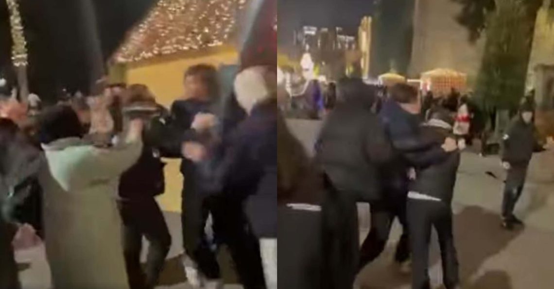 ფიზიკური დაპირისპირება საახალწლო სოფელში – რა ხდება ადგილზე?