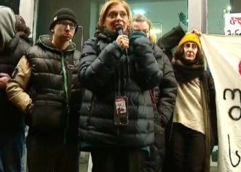 საზოგადოებრივ მაუწყებელთან აქცია მიმდინარეობს