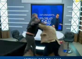 🎥 “არ გაგატყაო… თქვენი საბლატაო აქ სად არის” – ფიზიკური დაპირისპირება პირდაპირ ეთერში