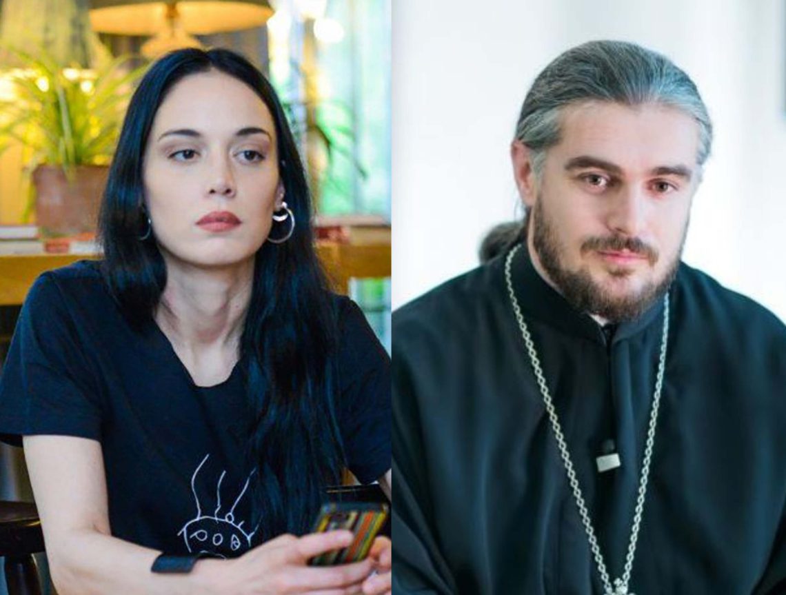 ნანკა კალატოზიშვილი მამა შალვა კეკელიას მიმართავს