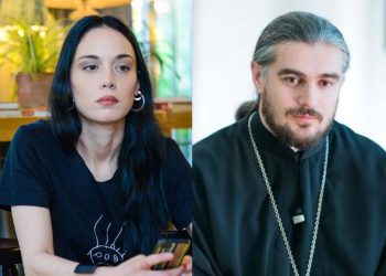 ნანკა კალატოზიშვილი მამა შალვა კეკელიას მიმართავს