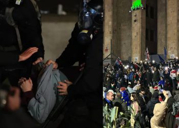 სპეციალური დანიშნულების რაზმის წარმომადგენლებმა აქციის რამდენიმე მონაწილე დააკავეს