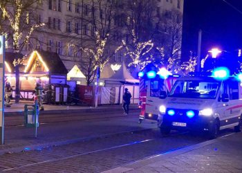 გერმანიის ქალაქ მაგდებირგში ტერორისტი  საშობაო ბაზრობაზე მანქანით შევარდა – არის მსხვერპლი