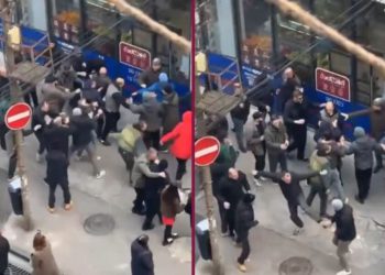 ცნობილია ერთ-ერთ პირის ვინაობა, რომელიც დღეს გაფიცული აქციის მონაწილეებს ფიზიკურად გაუსწორდა