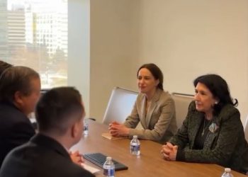 სალომე ზურაბიშვილი ამ წუთებში ამერიკის რესპუბლიკური ინსტიტუტის პრეზიდენტს ხვდება