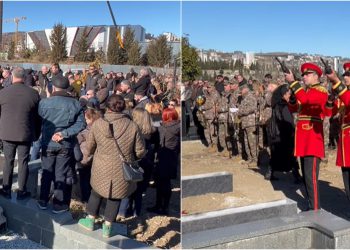 🎥უკრაინაში დაღუპულ ქართველ ჯარისკაცს, კახა თილიძეს, სამხედრო პატივით კრძალავენ