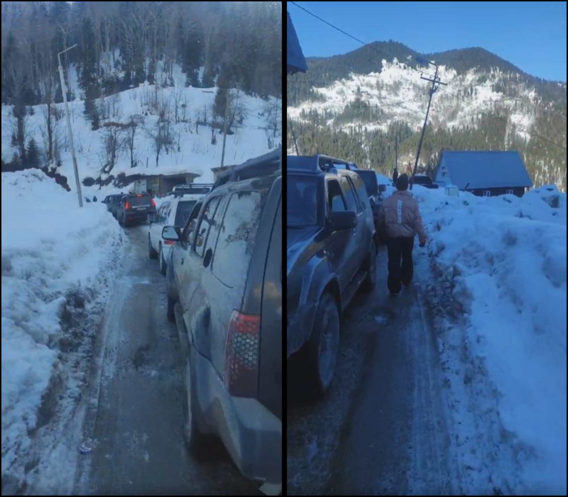 🎥ხულო-გოდერძის დამაკავშირებელ გზაზე მანქანების დაახლოებით სამ კილომეტრიანი საცობია – რა კადრები ვრცელდება სოციალურ ქსელში?