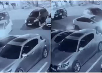 🎥ავტოსადგომზე მძღოლი რამდენიმე მანქანას შეეჯახა – რა კადრები ვრცელდება