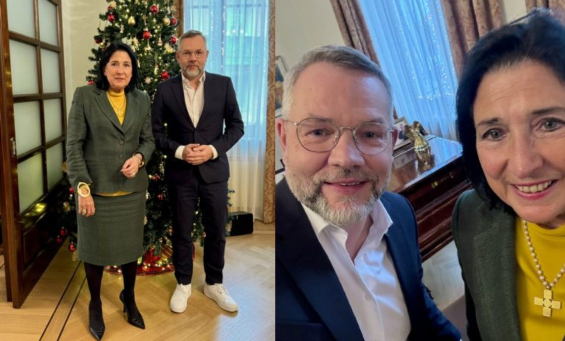 “მადლობა პრეზიდენტ სალომე ზურაბიშვილს…”- მიხაილ როთი სალომე ზურაბიშვილს შეხვდა