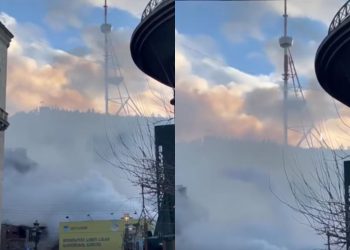 ხანძარი ძმები კაკაბაძეების ქუჩაზე – რა ინფორმაცია ვრცელდება ადგილიდან?