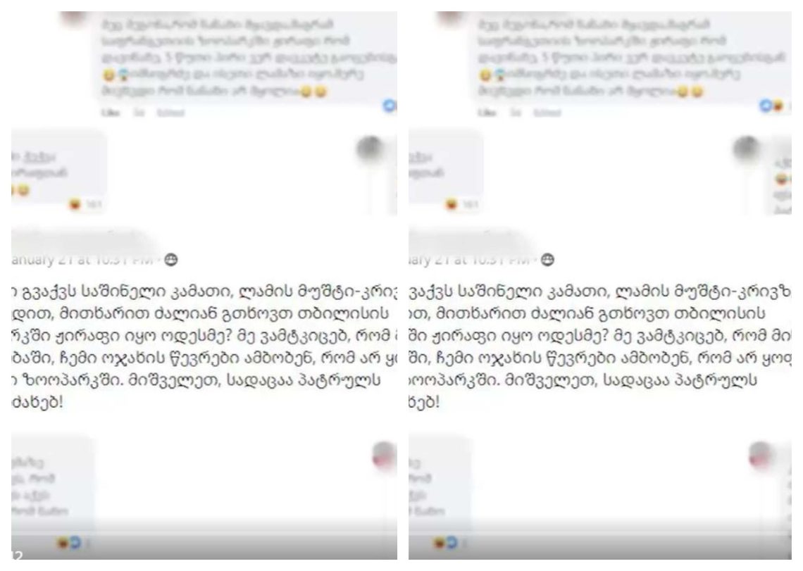 🎥”ოჯახში გვაქვს საშინელი კამათი, ლამის მუშტი-კრივზე გადავედით; მიშველეთ…”- მოქალაქის პოსტს დიდი გამოხმაურება მოჰყვა