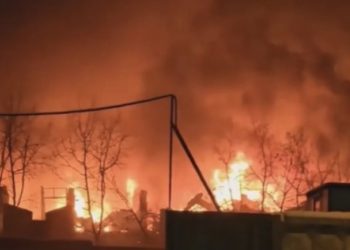 მასშტაბური ხანძარი მოსკოვში – დამწვარია კომპიუტერული მეცნიერებების და ტექნოლოგიების ინსტიტუტის შენობა