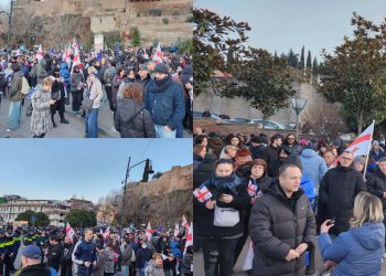 რა ვითარებაა ევროპის მოედანზე,სადაც მოქალაქეები იკრიბებიან -“მეტრონომის” ფოტოკოლაჟი