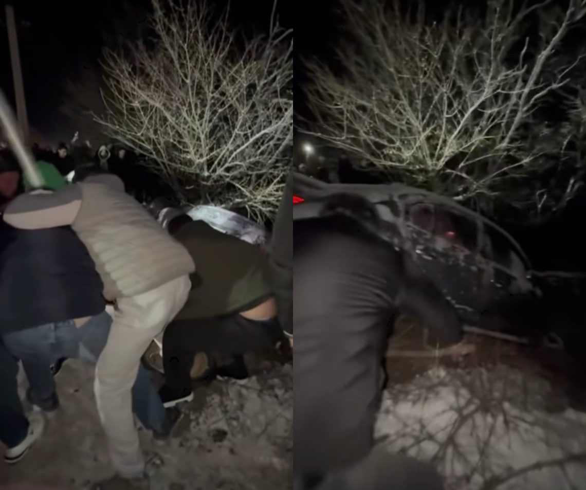 საბადურში მანქანა ხევში გადავარდა – რა ხდება ადგილზე ამ წუთებში