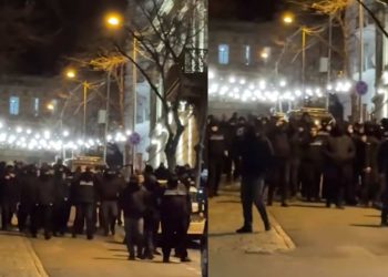 🎥ჭიჭინაძის ქუჩაზე საპოლიციო ძალები გამოჩნდნენ – რა ვითარებაა პარლამენტის წინ?