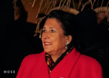 პრეზიდენტი რუსთაველზე მივიდა – გამზირი პროტესტის 90-ე დღესაც გადაიკეტა