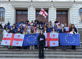 “საქართველო საფრთხეშია…”- სტუდენტები ევროკავშირის წარმომადგენლებს მიმართავენ